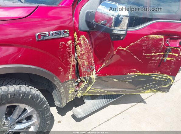 1FTEW1EF0HFC88876 2017 FORD F150 Maroon წინა ხედი