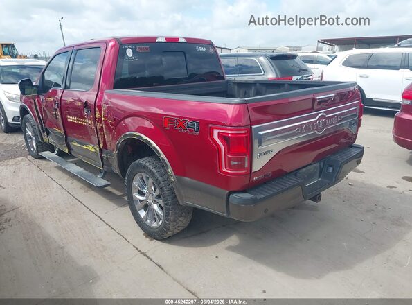 1FTEW1EF0HFC88876 2017 FORD F150 Maroon უკანა მარცხენა