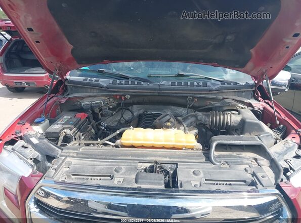 1FTEW1EF0HFC88876 2017 FORD F150 Maroon უკანა ხედი