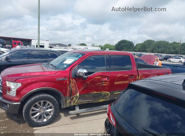 1FTEW1EF0HFC88876 2017 FORD F150 Maroon სალონის 360-გრადუსიანი ხედი