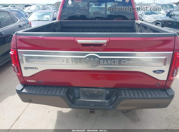 1FTEW1EF0HFC88876 2017 FORD F150 Maroon 