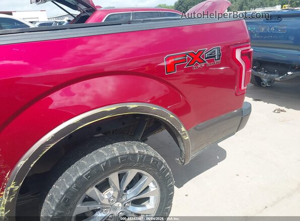 1FTEW1EF0HFC88876 2017 FORD F150 Maroon 