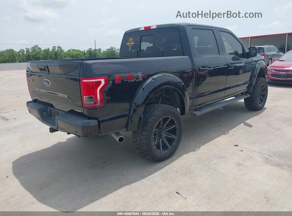 1FTEW1EF1GFA32437 2016 FORD F150 Black Rear right