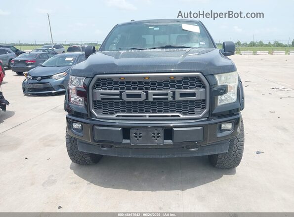 1FTEW1EF1GFA32437 2016 FORD F150 Black Instrument cluster view