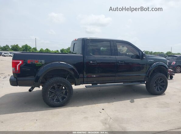 1FTEW1EF1GFA32437 2016 FORD F150 Black Rear interior view