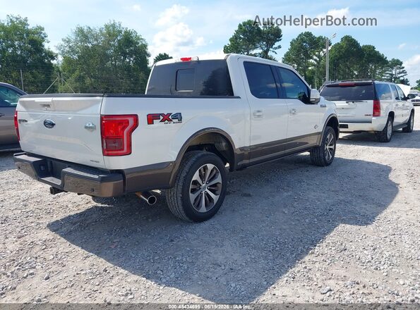 1FTEW1EF1GFC64942 2016 FORD F150 White Trasero derecho