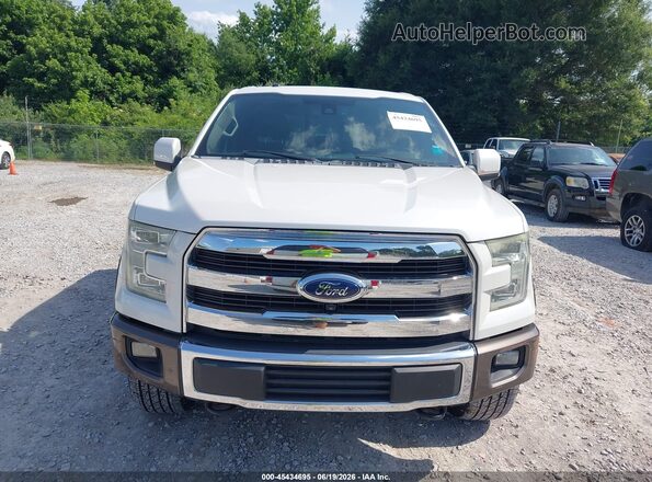 1FTEW1EF1GFC64942 2016 FORD F150 White Vista del cuadro de instrumentos