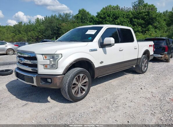 1FTEW1EF1GFC64942 2016 FORD F150 White Vista tres cuartos delantera izquierda