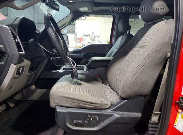 1FTEW1EF1GKD64580 2016 FORD F150 Red Front interior view