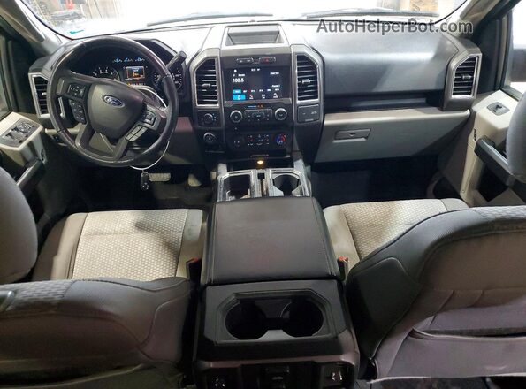 1FTEW1EF1GKD64580 2016 FORD F150 Red Dashboard view