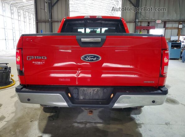 1FTEW1EF1GKD64580 2016 FORD F150 Red Rear view