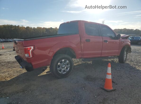 1FTEW1EF1GKD84134 2016 FORD F150 Red Trasero derecho