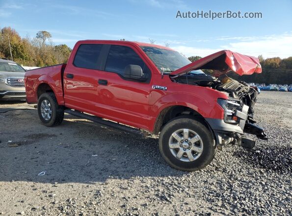 1FTEW1EF1GKD84134 2016 FORD F150 Red Delantero derecho
