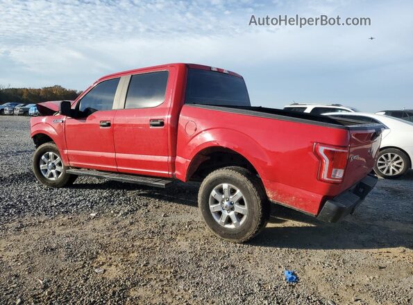 1FTEW1EF1GKD84134 2016 FORD F150 Red Trasero izquierdo