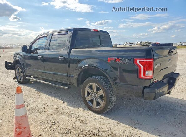 1FTEW1EF1GKF80526 2016 FORD F150 Black Rear left