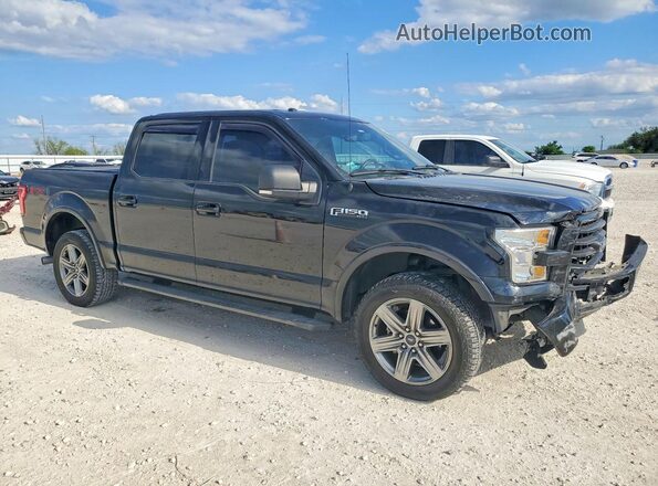 1FTEW1EF1GKF80526 2016 FORD F150 Black Front right