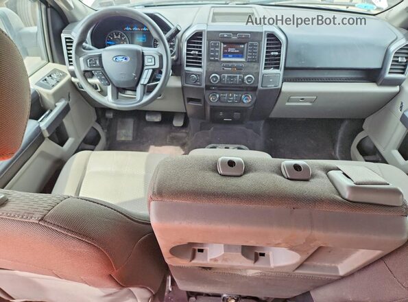 1FTEW1EF1HFB23340 2017 FORD F150 White Առջևի վահանակի տեսք