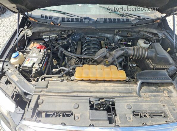 1FTEW1EF1HFC38469 2017 FORD F150 Black უკანა სალონის ხედი