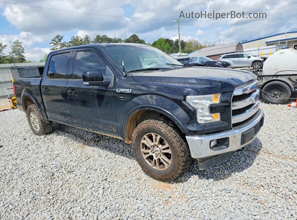 1FTEW1EF1HFC38469 2017 FORD F150 Black წინა მარჯვენა