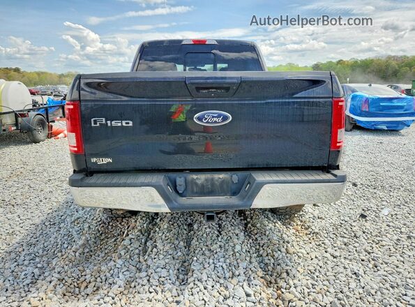 1FTEW1EF1HFC38469 2017 FORD F150 Black უკანა ხედი