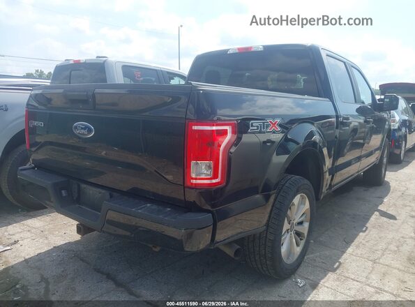 1FTEW1EF1HFC44062 2017 FORD F150 Black Rear right
