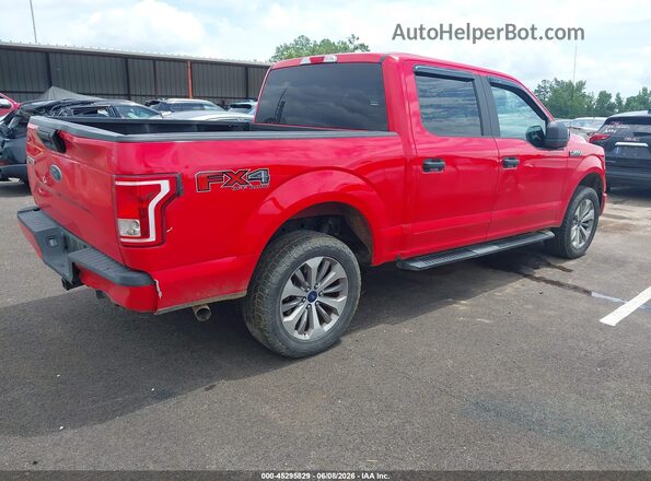 1FTEW1EF1HKC51598 2017 FORD F150 Red Հետևի աջ