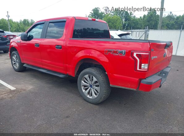 1FTEW1EF1HKC51598 2017 FORD F150 Red Հետևի ձախ