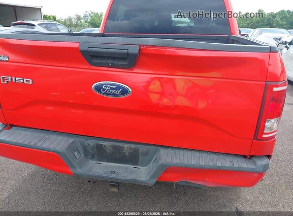1FTEW1EF1HKC51598 2017 FORD F150 Red Դիմացի տեսք