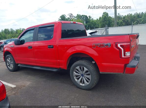 1FTEW1EF1HKC51598 2017 FORD F150 Red Սալոնի 360 աստիճան տեսք