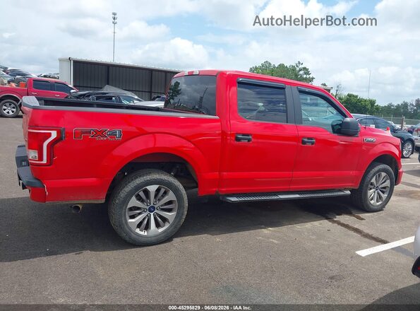 1FTEW1EF1HKC51598 2017 FORD F150 Red Սալոնի հետևի տեսք