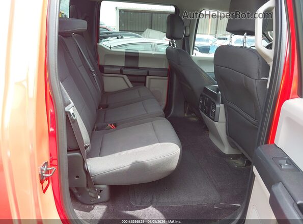 1FTEW1EF1HKC51598 2017 FORD F150 Red VIN կոդի պիտակի տեսք