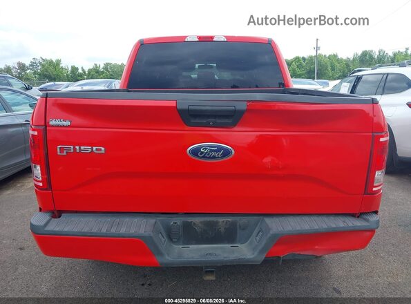 1FTEW1EF1HKC51598 2017 FORD F150 Red 