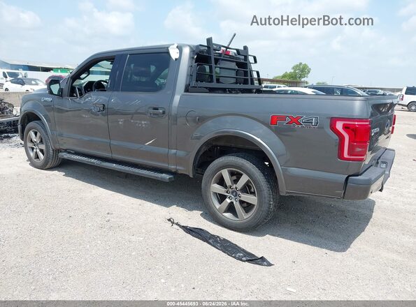 1FTEW1EF1HKD69487 2017 FORD F150 Gray უკანა მარცხენა