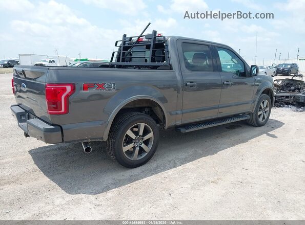 1FTEW1EF1HKD69487 2017 FORD F150 Gray უკანა მარჯვენა