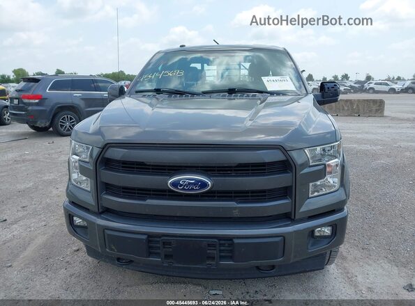 1FTEW1EF1HKD69487 2017 FORD F150 Gray ხელსაწყოთა პანელის ხედი