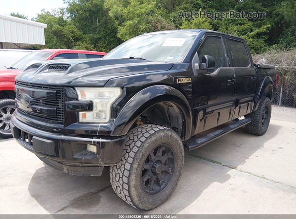 1FTEW1EF2GFC39659 2016 FORD F150 Black Front left
