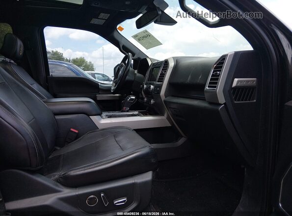 1FTEW1EF2GFC39659 2016 FORD F150 Black Front interior view