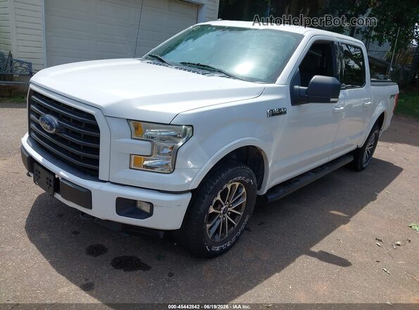 1FTEW1EF3GFD02798 2016 FORD F150 White Առջևի ձախ երեք քառորդ տեսարան