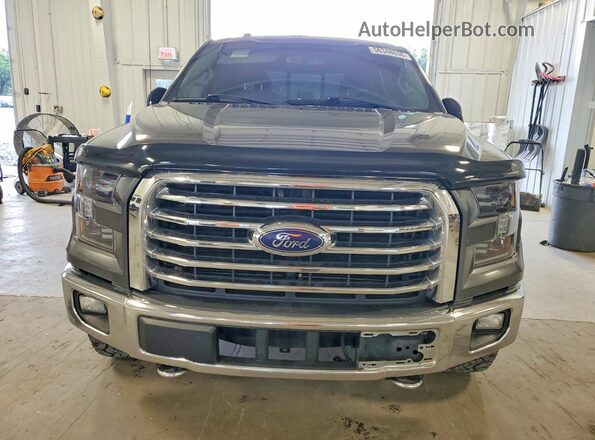 1FTEW1EF3GKE79262 2016 FORD F150 Gray Դիմացի տեսք