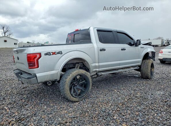 1FTEW1EF3GKF02667 2016 FORD F150 Silver უკანა მარჯვენა
