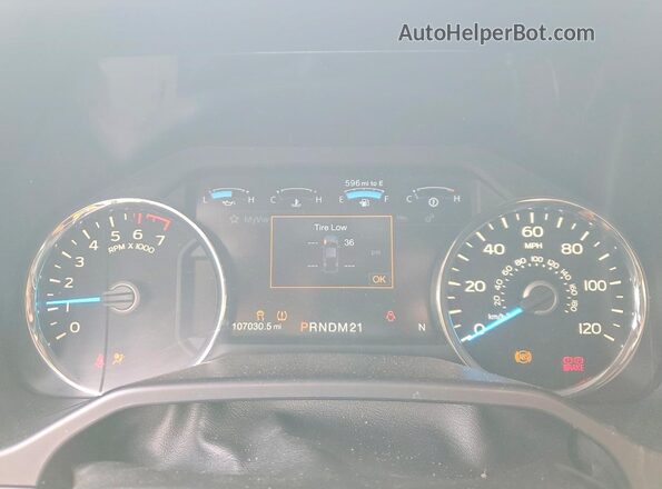 1FTEW1EF3GKF02667 2016 FORD F150 Silver ხელსაწყოთა პანელის ხედი