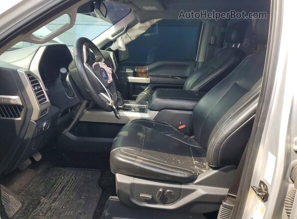1FTEW1EF3GKF02667 2016 FORD F150 Silver წინა სალონის ხედი
