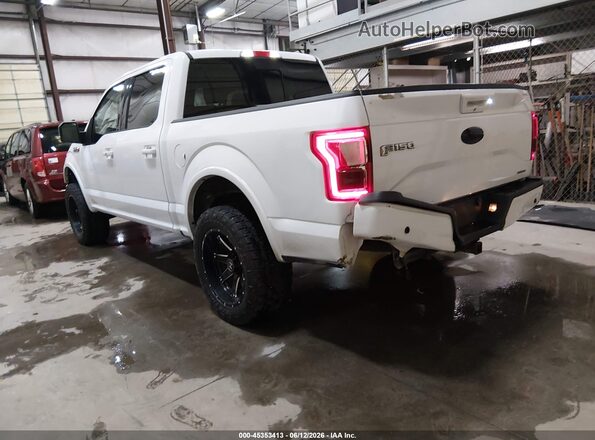 1FTEW1EF3GKF13684 2016 FORD F150 White Trasero izquierdo