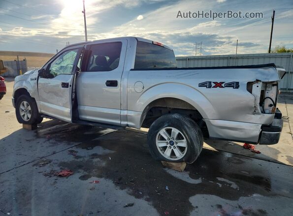 1FTEW1EF3GKF34504 2016 FORD F150 Silver Trasero izquierdo