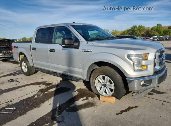 1FTEW1EF3GKF34504 2016 FORD F150 Silver Delantero derecho