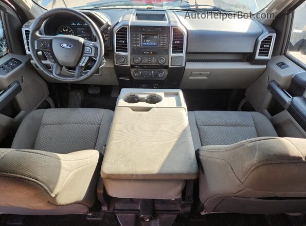 1FTEW1EF3GKF34504 2016 FORD F150 Silver Vista del salpicadero