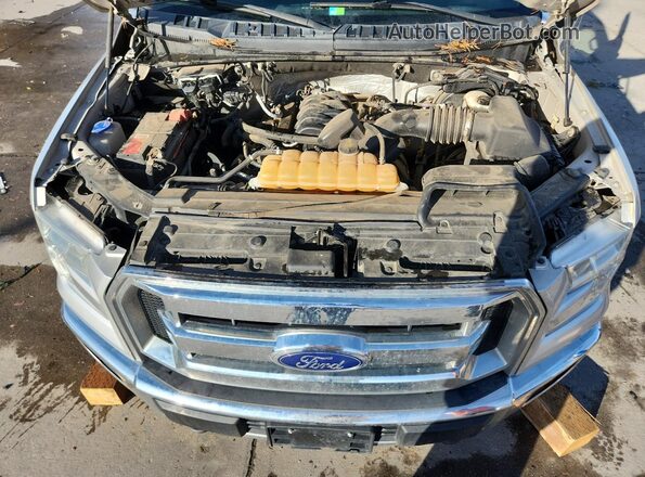 1FTEW1EF3GKF34504 2016 FORD F150 Silver Vista interior trasera