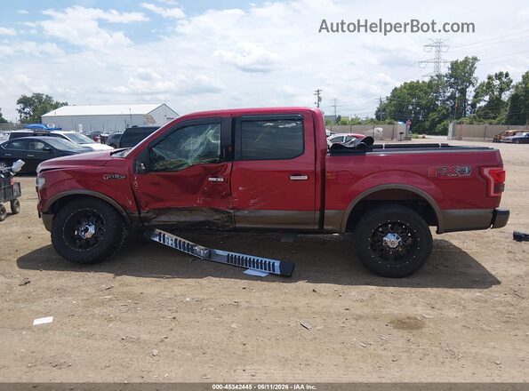 1FTEW1EF3HFA30741 2017 FORD F150 Burgundy 