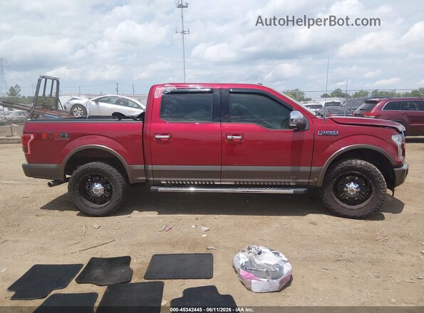 1FTEW1EF3HFA30741 2017 FORD F150 Burgundy სალონის 360-გრადუსიანი ხედი