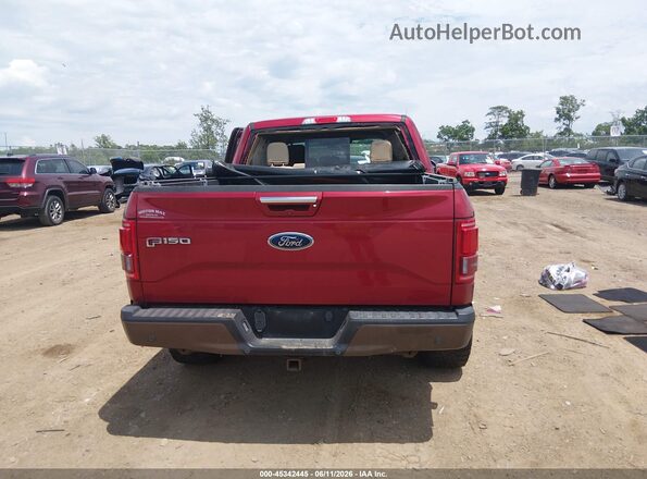 1FTEW1EF3HFA30741 2017 FORD F150 Burgundy 